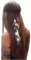 Set von 2 Gypsy Hippie Feder Haarband Kopfschmuck und Armband Bohemian mit (A#)