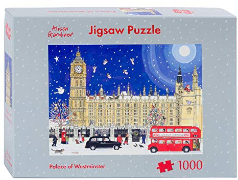 Alison Gardiner Der Palast von Westminster 1000 Stück festliches Puzzle.