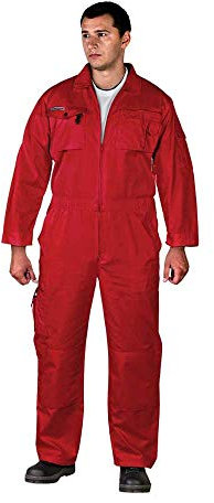 Leber&Hollman LH-Overter_C48 Bivico Schutzoverall, Rot, 48 Größe