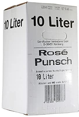 Gerstacker Rosé Punsch 10 Liter Bag-in-Box BiB 8,7% vol. alc. (inkl. Versand)