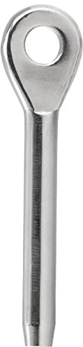 FASTON® Drahtseil Aug Walzterminal D=5 mm aus Edelstahl A4 V4A (5 Stück) Augterminal Drahtseil Terminal Seilspanner