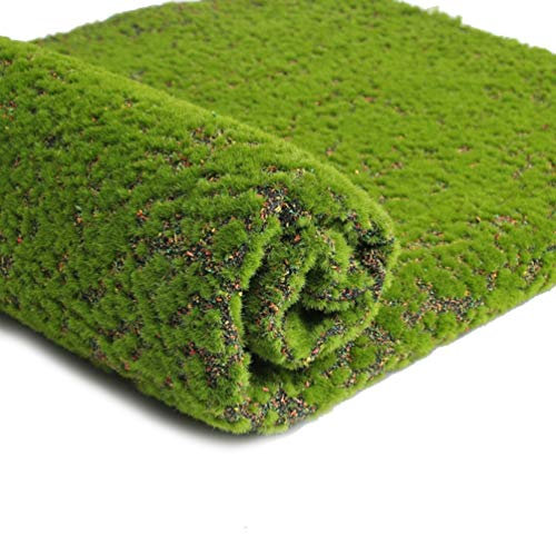 VOSAREA Künstliche Moosmattenrolle Teppichboden Kudekomoos Künstliches Moos Moosmatte Künstliche Wanddekoration Aus Moossteinen Künstliches Gartengras Moosblatt Dekorationsmaterial Rasen