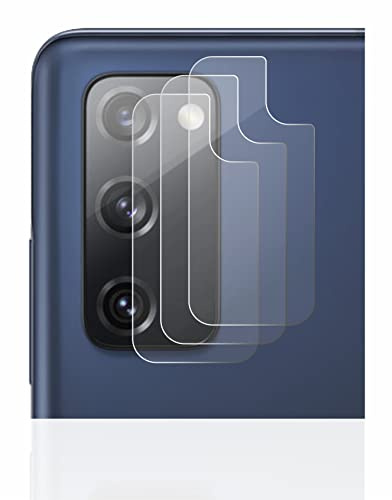 BROTECT Schutzglas für Samsung Galaxy S20 FE | (NUR Kameraschutz) 3 Stück Transparenter Displayschutz Made in Germany Schutzfolie Panzer Folie Glas 9H Clear