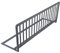 Safetots Schmaler Holzbettschutz für Babybetten, Grau, 38cm hoch x 90cm breit, Bettgitter, Sicheres Kinderbettgeländer, Vormontiert, Einfache Installation