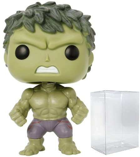 POP Avengers 2 Age of Ultron - Hulk Funko Vinyl Figure (Bundled with Compatible Box Protector Case) Multicolored 3.75 inches