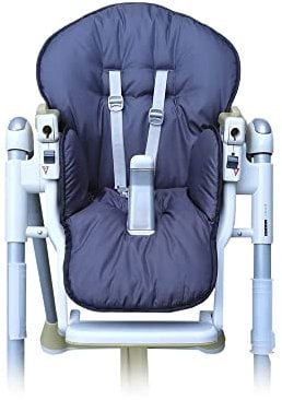 Aveanit Bezug Hochstuhl Kissen Ersatzbezug Sitzkissen, Babystuhl für Peg Perego Prima Pappa Diner Wasserdicht Graphit - Graphite