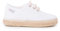 Pisamonas Zapatillas Lona Cordones Suela Alpargata Talla 32 Color Blanco