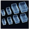 ZXCVM 16 Pcs Silicone Chair Leg Floor Protectors Rectangular, Crystal Clear Chair Leg Cover, Silicone Chair Leg Floor Protectors For Hardwood Floors From Scratching And Reduce Noise.(Size:30 * 50mm)
