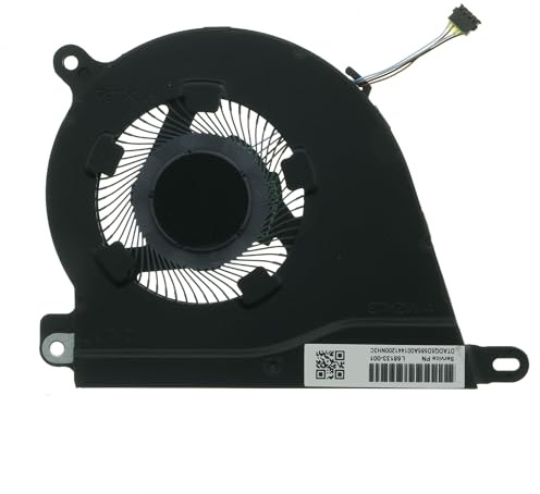 TRADOCK Ventilateur CPU Cooling Fan pour 15-DY 15-DY1071WM 15-DY0013DX 15-DY1024WM 15s-FQ 14-DQ 14S-DQ 14-DQ0011DX 14-DQ1039WM HP 15-EF 15-EF1072NR L68134. -001