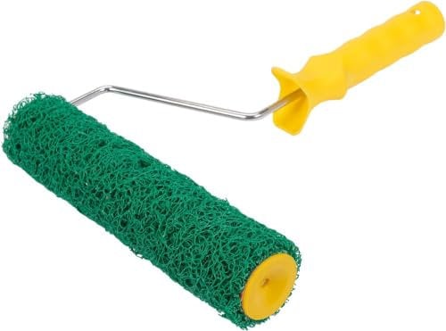 Vorel Beschichtungsroller für Spachtelmasse, Breite: 230 mm, spezielle Walze aus PVC-Fasern, Griff mit Stielaufnahme, Beschichtungsrolle Rollputz Spritzputz Gips Rollspachtel Trockenputz