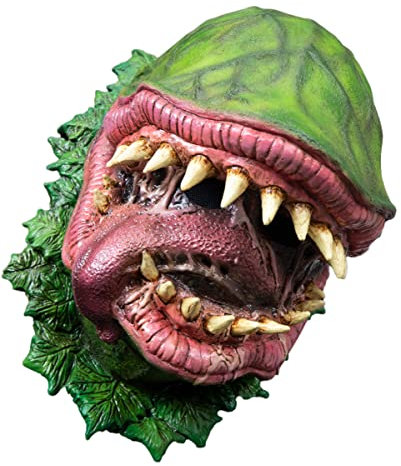 horror-shop Venus Fliegenfalle als Fleischfressende Pflanze Halloween Maske