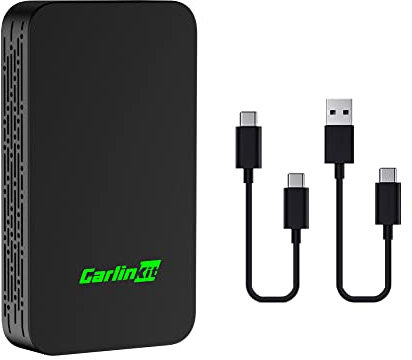 Carlinkit 5.0 Wireless CarPlay und Android Auto 2 in 1 Adapter,Geeignet für Autos mit eingebauten in Apple CarPlay und Android Auto,Convert Wired carplay to Wireless,Wired AA to Wireless Android Auto