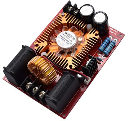 kawehiop 250W 15A 12-30V ZVS Flyback Driver Calentador DIY Bobina de encendido Placa de calentamiento por inducción Generador Paquete de alto voltaje, Junta
