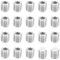 PATIKIL M10x10mm Nylon Spitze Grubenschraube 20 Pack Metrische Sechskant Buchse Kopf Kugelkopf Rutschfest Set Schrauben Innere Sechskant Antrieb Hardware 304 Edelstahl