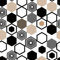 Yullpaper Selbstklebende Tapete Klebefolie Möbel Tapeten Wohnzimmer Muster Abwaschbare Dekofolie Möbelfolie Selbstklebend Geometrische Mustertapete für Schlafzimmer Folie Küchenschränke 44.5 X 260cm