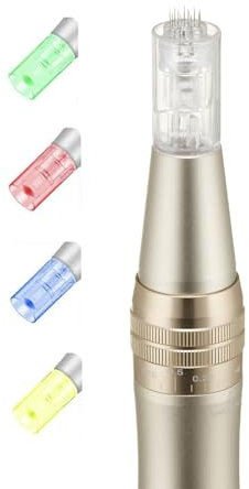 Beautifly Meso Intense Golden Microneedling Pen, Mesotherapy, Gesichtsmassagegerät, Anti Falten, Dermapen, Dermaroller, Massagegerät, Anti Aging, Massage, Gesichtsmassage