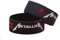 hotrodspirit - 1 Silikon-Armband mit Metallica-Gruppe, Schwarz / Weiß und Rot, Rock Roll, Heavy Metal, für Herren und Damen, Einheitsgröße, Silikon