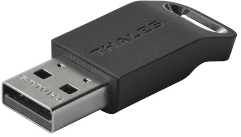 Thales SafeNet eToken Fusion, FIDO2-zertifizierter Sicherheitsschlüssel, USB-A, für Digitale Zertifikate oder FIDO2-Authentifizierung auf Web-Apps und Desktops