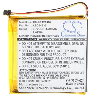 560mAh 2.07Wh Battery Replacement for Beats Solo Pro Wireless, Studio 2 B0500, Studio 2 B0501, Studio 2.0, Studio 3 A1914, Studio 3.0 Wireless Headset fit Part No. AEC643333, PA-BT05