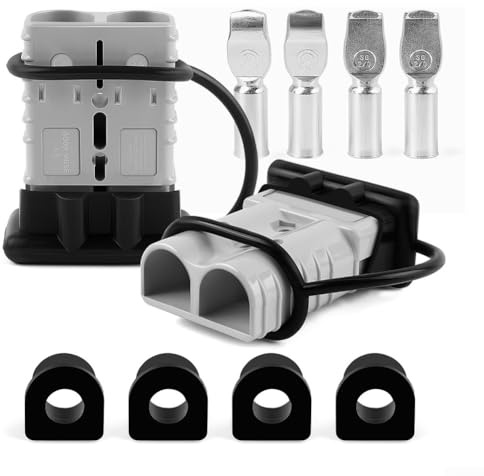 HOHOVYVY Batterie Verbinder,Batterie-Schnelltrennstecker,350A Batterie Quick Connect Power Connector Kit 12V Winde Anhänger Für 2/0AWG