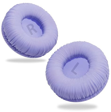 Replacement Ear Pads for JBL Tune 510BT 520BT 570BT 660NC 670NC 500BT 450BT 460BT & Live 460NC 670NC & JR310BT JR300BT & Junior 320BT & Sony MDR-ZX110 Headphones EarPads Cushions, Purple