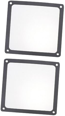 KONTONTY 2pcs Dust Net Dustproof Computer Mesh Magnetic Cooler Fan Dust Screen for Fan Filter Filter Mesh Use for Case