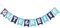 Gute Reise Dekoration Abschiedsparty für Weltreise, Urlaub, Auslandsjahr, Work and Travel oder Schüleraustausch Partyzubehör Deko für Abenteuer Girlande Urlaubsreise