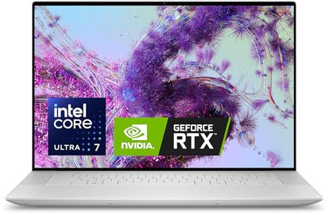 Dell XPS 16 (9640) Ordinateur Portable 16'' écran FHD+ 120Hz Infinity Edge, Intel Core Ultra 7 155H, NVIDIA Geforce RTX 4050, 16GB RAM, 1TB SSD, Windows 11 Pro, Clavier AZERTY Rétroéclairé, Platinium