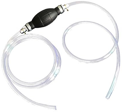 PLAFOPE Handbetriebene Öl-absaugpumpe Mit Schläuchen Kraftstoffsiphon Benzin Diesel Wasser Für Auto Motorrad Yacht Leichter Tragbarer Siphon Für Motorölwechsel Und Notfallkraftstofftransfe