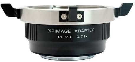 XPIMAGE 0.71X Optical Focal Reducer Speed Booster Lens Mount Adapter compatible with PL Cinema Lens to Sony E Mount Camera