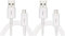 NOVAGO Lot de 2 cable Micro USB Universel 3M+1M Charge et Transfert de Données pour Samsung Galaxy A3 / Galaxy A5 / Galaxy A6/ Galaxy A6 Plus/Galaxy A7/ Galaxy A8 / Galaxy A9 / Galaxy Ace