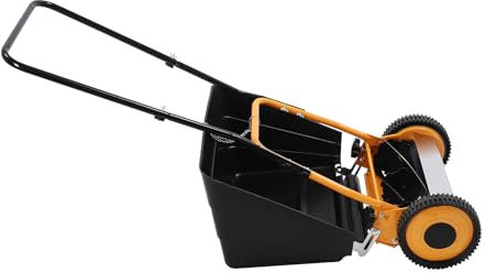 Handrasenmäher Rasenmäher auf Rädern 14 Zoll Rasenmäher für Gartenpflege 14 in breit Handbetrieben ohne Strom