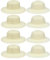 YARNOW Lot De 8 Chapeaux De Paille Pour Enfants Bricolage