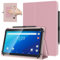 TiMOVO Custodia Universale per Tablet Android 10,1 Pollici con Anello per Penna, Cover Leggera e Pieghevole in Piedi con Cinghia a Mano per Tutti i Tablet Touchscreen da 9-11 Pollici, Rosa Chiaro