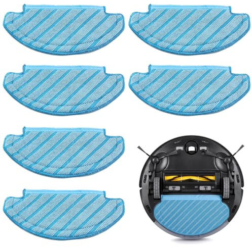6 Stück Wischtücher für N8, Ersatz Reinigungstuch Wischtücher für Ozmo T8, Reinigungstücher Zubehör für N8 N8+ N8 Pro N8 Pro+ T8 T8+ T8 AIVI T8 Max T9 T9+