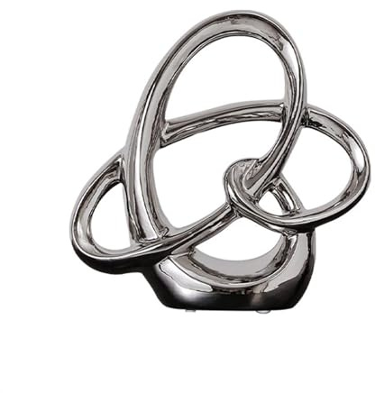 GEK208130 Moderne Keramik-Desktop-Dekorationen, Kreis-Ornamente, Büro-Kunsthandwerk, Einrichtungsgegenstände Skulptur(Klein)