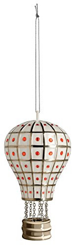 Alessi Mongolfiera Reale Decorazione, Porcellana, Multicolore, 7.20x7.20x12.50 cm