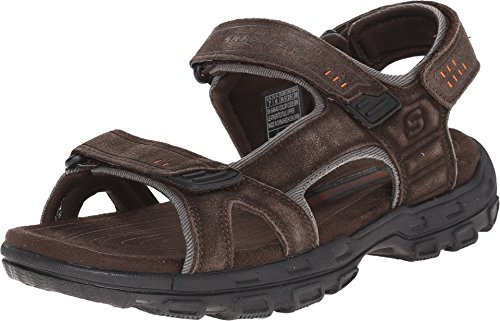 Skechers Men's Garver-Louden 64487 Fisherman Sandal, Brown, 8 UK