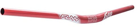 Funn Full On Mountainbike Lenker mit Lenkerklemme 31,8 mm und Breite 785 mm, robuster und leichter Legierungs-Riser-Lenker für MTB, BMX und Rennrad, Anstieg 15 mm (Rote)