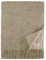 Linen & Cotton Warme Decke Wolldecke Merino Wohndecke Kuscheldecke Esther Rustikal Muster - 100% Weicher Merinowolle, Braun (140 x 200 cm) Sofadecke/Tagesdecke/Überwurf/Plaid Couch Sofa/Schurwolle