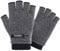 INTVN Fingerlose Handschuhe Herren Winter Outdoor Warm Thermo Strick Handschuhe Grau L