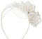 Seeberger Kaljeta Sinamay Fascinator Kopfschmuck Anlasshut Brauthut (One Size - weiß)