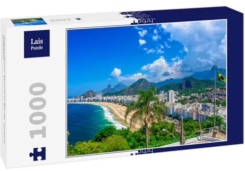 Lais Puzzle Copacabana-Strand in Rio de Janeiro, Brasilien 1000 Teile