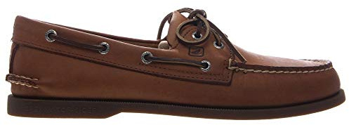 Sperry Men's Authentic Original Leather Boat Shoe, Sahara Tan, 9.5