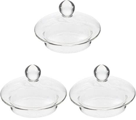 SHERCHPRY 3st Zubehör Für Teekannen Blumen-teekannenabdeckungen Verschlusskappen Deckel Auftrinken Abdeckungen Für Teekessel Behälterdeckel Deckel Für Teeservice Glas Hohes Borosilikat