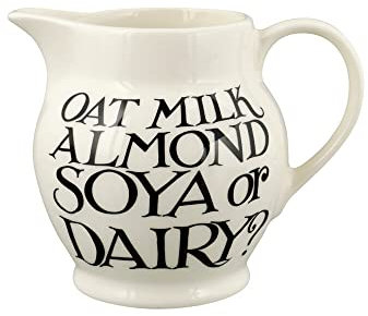 Emma Bridgewater Black Toast SOYA Or Dairy 1/2 Pint Jug