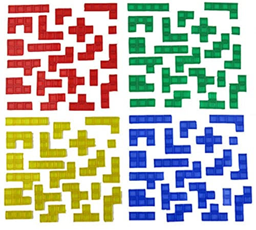 Ersatzteile für Mattel Blokus – BJV44 ~ Ersatzteile, nur passend für Blokus-Spielmodell (1,27 cm quadratische Fliesen)