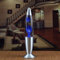 Lampada a LED Lava, Lampada di Lava Rilassante Lampadine Incluse, Lampada da notte, Lava Lamp Magma Tranquillante, Base Argento Design Retro Vintage 220-240 V, 40 x 9 x 9 cm (Blu)
