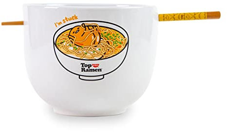 Sanrio Gudetama x Top Ramen Dream Come True Ramen Bowl and Chopstick Set