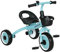 AIYAPLAY Dreirad, Kinderfahrrad mit Verstellbarer Sitz, Laufrad mit Fahrradkorb, Klingel, Kinderrad mit Pedalen, Lauffahrrad für Kinder 2-5 Jahre, Metall, Blau
